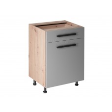 Virtuves skapītis ar vienu atvilkni LANGEN D60S1, beige